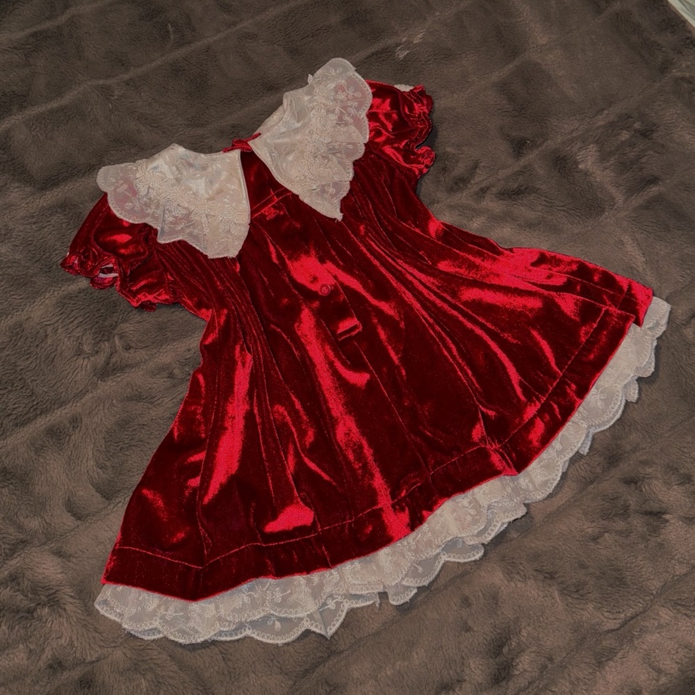 Red Velvet Dress